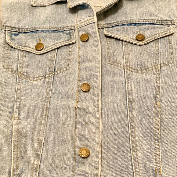 Jean Blue 100% Cotton Jean Vest - Picture 2 of 5